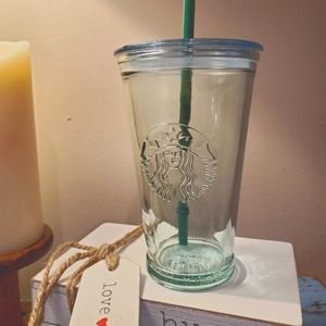 Starbucks Grande glass tumbler